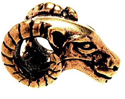 Kiss of Leather Bartperle Lockenperle Bronze Widder
