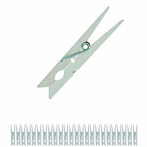 MSV Set di 24 Mollette in Legno