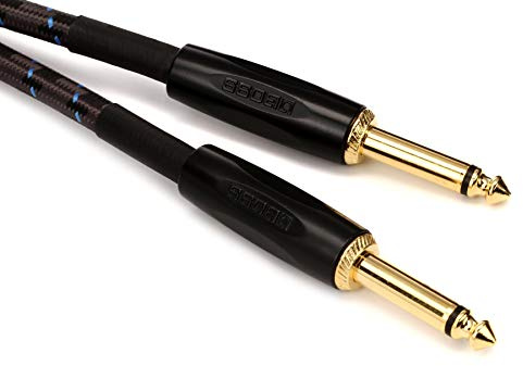 BOSS 20-Feet (6m) Instrument Cable, Straight ¼” Jack (BIC-20), 1/4