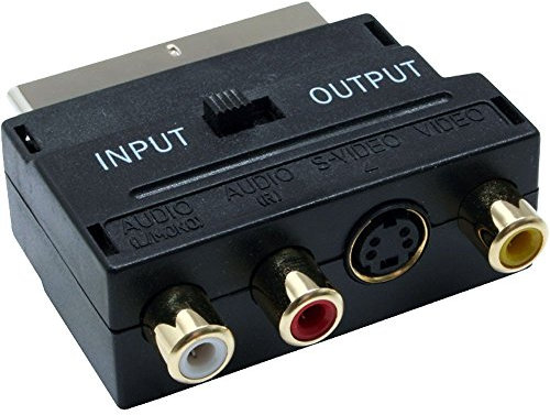 InLine 89953d Scart 3 x RCA, S-VHS Black Cable Interface/Gender Adapter – Cable Interface/Gender Adapter (Scart, 3 x RCA, S-VHS, Male/Female, Gold, Black)