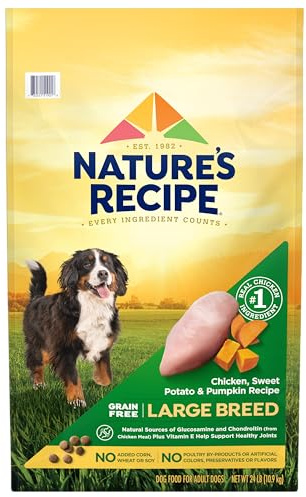 Nature's Recipe Grain Free Large Breed Dry Dog Food, 24 lb. Bag