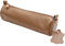 ALASSIO 43016 Schlamperrolle aus echtem Leder, Stiftetui natur, Schlamper ca. 21 x 6 cm, Schlampermäppchen rund, Etui für Schreibgeräte, Faulenzer mit Reißverschluss