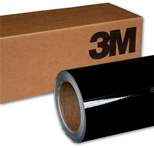 3M 2080 G12 Gloss Black 5ft x 4ft (20 Sq/ft) Car Wrap Vinyl Film