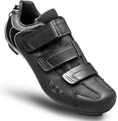 FLR Shoes: F-35.III Road Shoe in Matt Black-BLACK -44