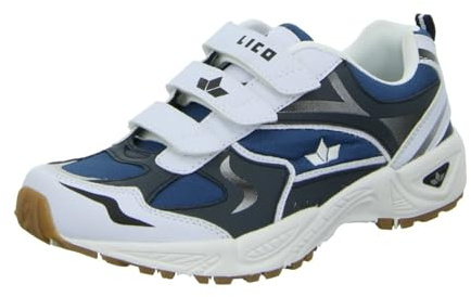 Lico Bob V, Scape per Sport Indoor Unisex - Bambini e ragazzi, Bianco Blu Navy, 34 EU