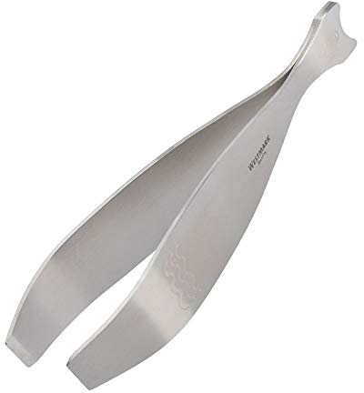 Westmark Fischgrätenpinzette mit Schuppenprägung und Pinzettenende in Flossenform, Rostfreier Edelstahl, Länge: 13,8 cm, Silber, 66082280