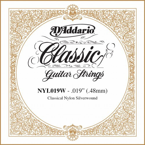 D'Addario .019 versilberte Gitarrensaite