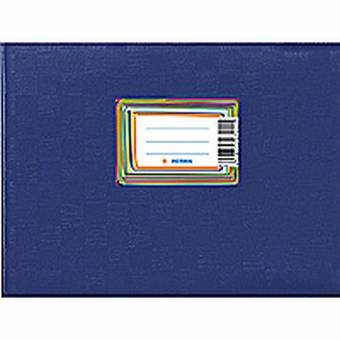Heftschoner Plastik A5 Quer Blau 7413 Liefermenge = 25