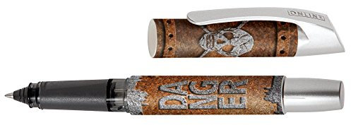 ONLINE Tintenpatronen-Rollerball Campus Danger Zone, Rollerball für Rechtshänder und Linkshänder, ergonomisches Griffstück, hochwertiger Roller-Ball, Standard-Tintenpatronen, inkl. Kombipatrone