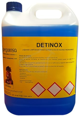 PEQUINSA Limpiador de Acero Inoxidable.Envase 5 litros.