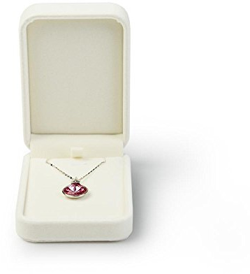 Oirlv Velvet Pendant Storage Box White Jewelry Packaging Gift Box Showcase