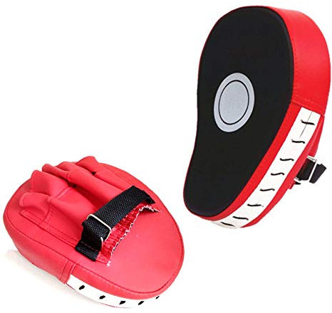 JZK 2 x boxningsdynor och handskar, kick boxningsvantar boxningsdyna MMA kickboxning sparring övningsdynor för Muay Thai, karate, Taekwondo, kampsport