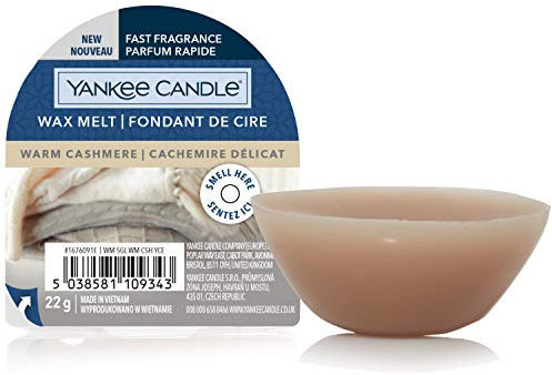 Yankee Candle cialde di cera profumate Wax Melt | Caldo cashmere | Durata della fragranza: fino a 8 ore | 1 pezzo