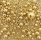 Sprinkles Mix Gold Pearl Sucre Bonbon de Noël 100 g comestibles Décorations de gâteaux Décorations de cupcakes Décoration de biscuits Crème glacée Célébrations Shaker Jar Mariage Douche Fête