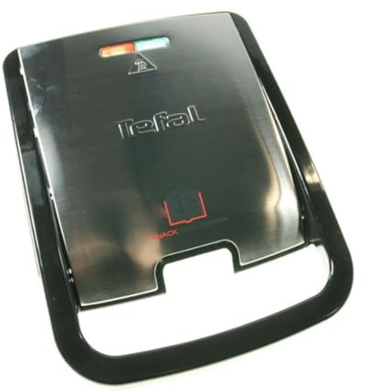 TEFAL Waffeleisen Sandwichtoaster SS-995625 mit abnehmbarer Oberfläche und Griff, Schwarz, Modern, Non-stick coating
