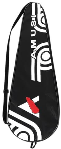 Tasche für Badmintonschläger Hülle Badminton Squashtasche Tragbare Schlägertasche Reißverschluss Badmintontasche für 2 Schläger Wasserdicht Oxford-Stoff Badmintonhülle Schläger Sport Tragetasche