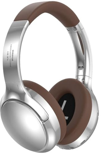 AndThere Cuffie Wireless Bluetooth Cuffie Over Ear Senza Fili Cuffie On Ear Noise Cancelling Headphones Cuffia Gaming Headset Cuffie con Microfono Jack Cavo Grandi Cuffie per PC Musica Palestra TV