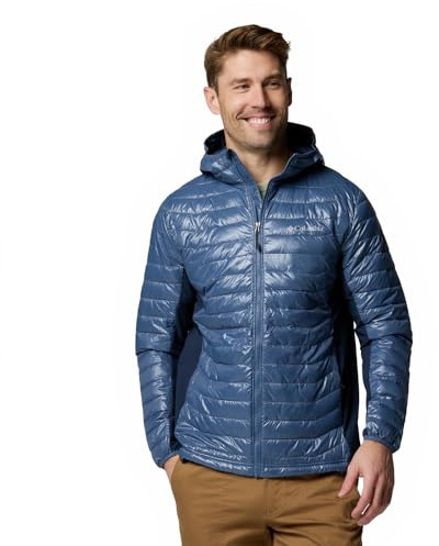 Columbia Chaqueta híbrida con capucha Powder Pass para Hombre