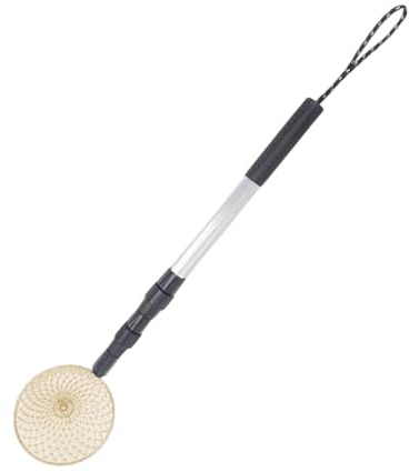 rockible EIS Angeln Skimmer EIS Angeln Scooper Tragbare Einziehbare Stange Winter EIS Angeln Werkzeug EIS Angeln Zubehör, 11 cm