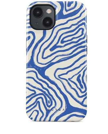 BURGA Handyhülle für iPhone 14 – Unisex Hybrid-Schutzhülle mit stoßdämpfendem TPU & kratzfester Außenschale, erhöhter Displayrand, MagSafe-kompatibel, kabelloses Laden, stylisches Design