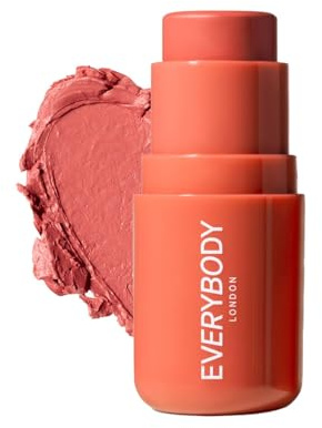 EVERYBODY LONDON Creme Rouge Stick, strahlend frisch, Langanhaltend, Blush Stick für eine natürlich frische Farbe, für alle Schönheitstypen geeignet, 4.8 g, Peach