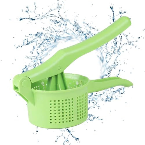 Pasapurés manual - Exprimidor de verduras con cesta integrada y tapa