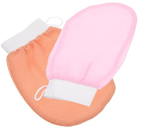 LOLIPPYY 2piezas Guante Exfoliante De Baño Para Masaje Corporal Herramienta De Limpieza De Guantes De Ducha Para Scrub
