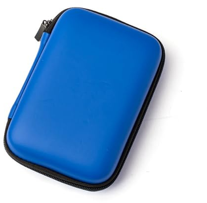 Funda de transporte portátil para discos duros externos de 2.5 pulgadas y accesorios con funda resistente al agua para disco duro portátil