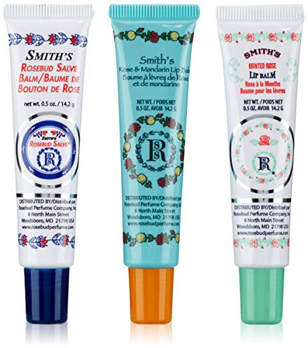 Smith's Rosebud Salve Lip Balm Trio