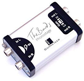 Il Bard's Phonostage phono RIAA pre-amplificatore per giradischi (argento)