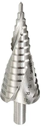 1Pcs 4-32mm Drill Hexagon Schraube Hss Power Tools spiralgenutet Metall Stahl Stufenbohrer 4 32mm Bohrer