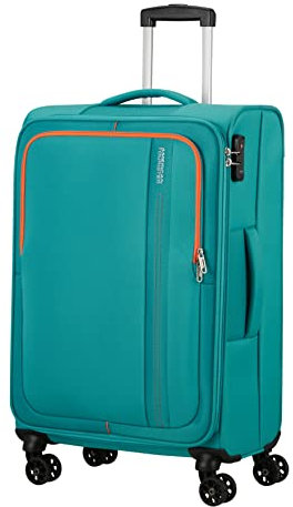 American Tourister Sea Seeker - Spinner M, Koffer, 68 cm, 61 L, Grün (Aqua Green)