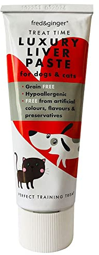 Fred & Ginger Luxury Liver Paste For Cats and Dogs 12x75gm