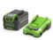 Greenworks Batterie 40V 4Ah et Chargeur Universel Puissance 2A adaptée à Tous Les Outils et Batteries de la série 40V - GSK40B4