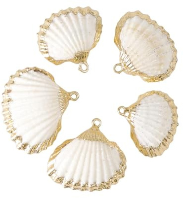 Coquilles de mer Coquilles de mer mixtes, Coquillages for l'artisanat 10 pièces/ensemble coquillages naturels artisanat en métal ornements for pendentif coquillages collier pendentif fabrication de pe
