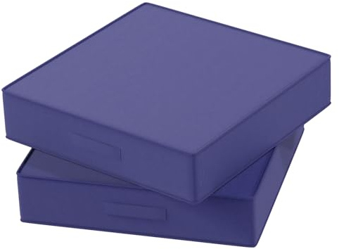 AOFEITE Outdoor Olefin Chair Cushions 24x24x5 Set of 2 Waterproof Patio Seat Cushions for Patio Furniture with 4-Level Color Fastness Sofa Pads with Handle DIY Straps for Yard Garden, Dark Blue