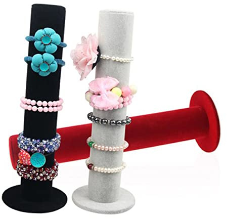 SHERCHPRY Schmuckständer aus Pvc mit Einfachem Elegantem Design zum Halten und Präsentieren von Armbändern Multifunktionaler Armbandhalter für Schmuckaufbewahrung und Accessoires