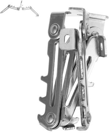 SUPVOX Outdoor Gas Tank Stand Foldable Camping Hiking Stove Support Gas Canister Fixed Stand for Fuel Camping Stoves