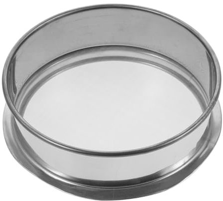 HOODANCOS De Malla Fina De Acero Inoxidable Para Filtrar Barro Cerámico y Pigmentos Colador Redondo Para Jardinería y Uso Industrial