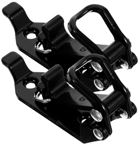 Garneck 2pcs Car Metal Clamp Rack for Roof Rack Reliable Holder with Versatile Design for Wall and Ladder Use Secure Fastening Bracket for Tools and Equipment