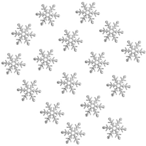 EPIGEIST 600 Piezas Confeti Decorativo Forma de de Plateados para Fiestas Navideñas y Decoración de Mesas Adornos Brillantes para Banquetes Festivos