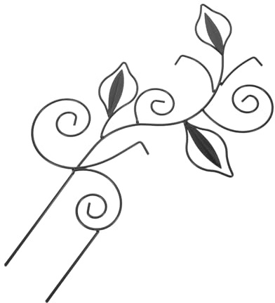 JOINPAYA Treillis Métal pour Plantes Grimpantes Support Forme pour Plantes Intérieur Jardin Robuste