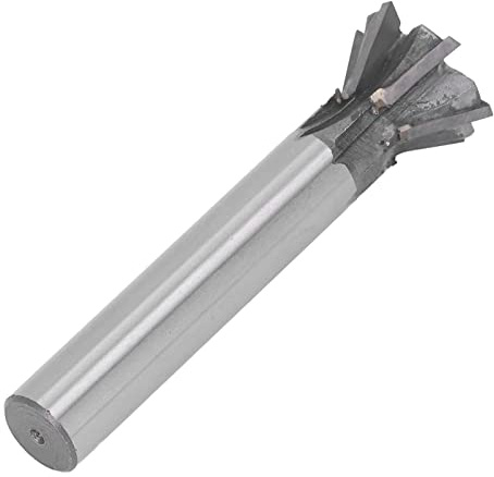 BRRNOO Cortador de de Milano, Fresa Amoladora Fresa de Espiga Recta con Vástago Recto Cortador de de Milano de 30 Mm y 60 Grados Ranuradora de Carburo de 6 Flautas