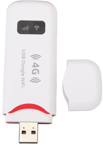 VBESTLIFE Modem USB 4G LTE con Hotspot Wireless, Router Portatile Ad Alta velocità da 150 Mbps per Europa Asia Oceania Africa con Slot per Scheda SIM