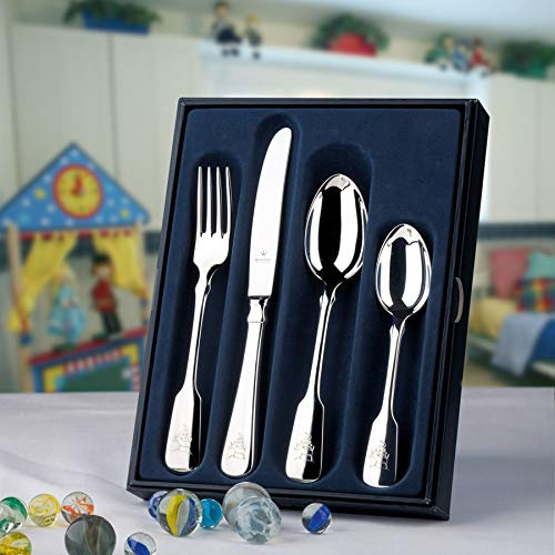 WILKENS Spaten 4-tlg. Kinderbesteck 925 Sterling Silber