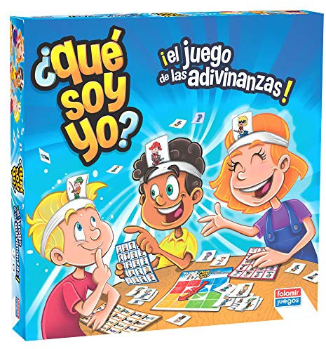 Falomir - Juego de Mesa ¿Qué Soy Yo? | Mejora Vocabulario y Desarrollo Motriz | Intelectual | Sensitivo | Edad 7 Años | Perfecto parta Jugar en Familia