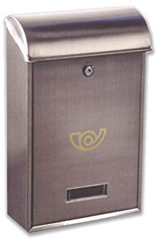 CASSETTA POSTALE POSTA BUCA LETTERE VILLA ACCIAIO INOX