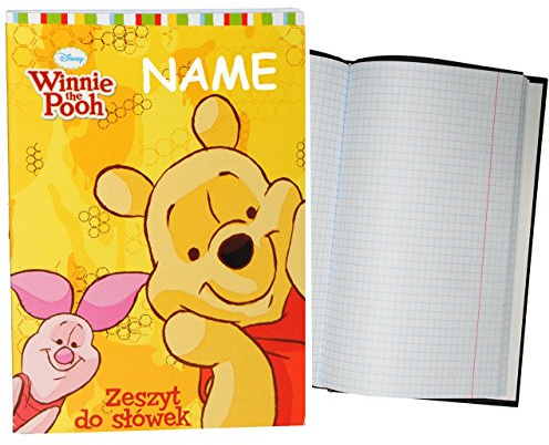 alles-meine.de GmbH Aufgabenbuch/Muttiheft/Notizbuch - kariert A6 - Winnie The Pooh - incl. Namen - Aufgabenheft/Oktavheft/Vokabelheft - z.B. für Geheimnisse - Reiset..