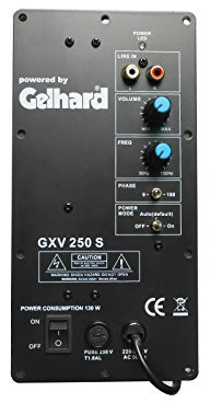 Gelhard GVX250S Verstärkerbaustein für aktiven SUBWOOFER 250WATT MAX - 130WATT RMS