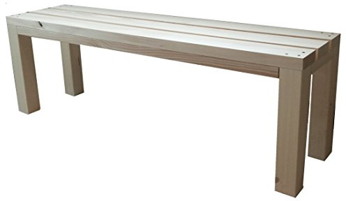 TOTAL WOOD 2012 Gartenbank Sitzbank Holzbank parkbank terrassenmobel für Innen und Außen geeignet 100x38.5x50 cm. Nach Maß verfügbar!